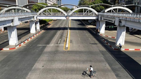 Warga Gelar Aksi Mogok Nasional, Myanmar Sunyi Senyap