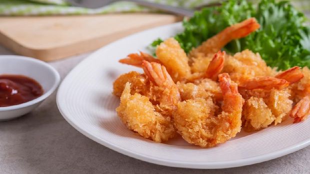 ilustrasi udang crispy