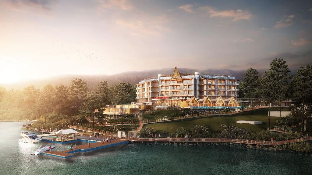 Penampakan Calon Resor Bintang 5 Danau Toba Penampakan Calon Resor Bintang 5 Danau Toba