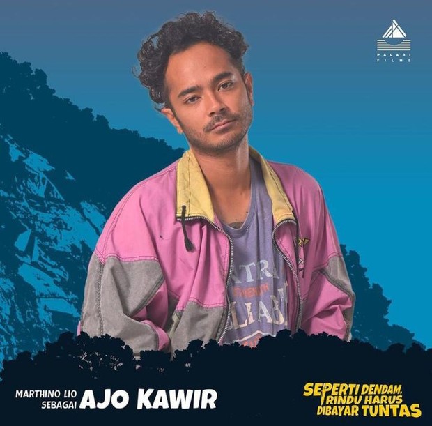 Marthino Lio Sebagai Ajo Kawir/foto: instagram.com/sepertidendamfilm dalam film Seperti Dendam Rindu Harus Dibayar Tuntas Marthino Lio berperan sebagai Ajo Kawir
