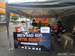 BrewBagi Kopi di Ketep Pass Magelang untuk Donasi Korban Semeru