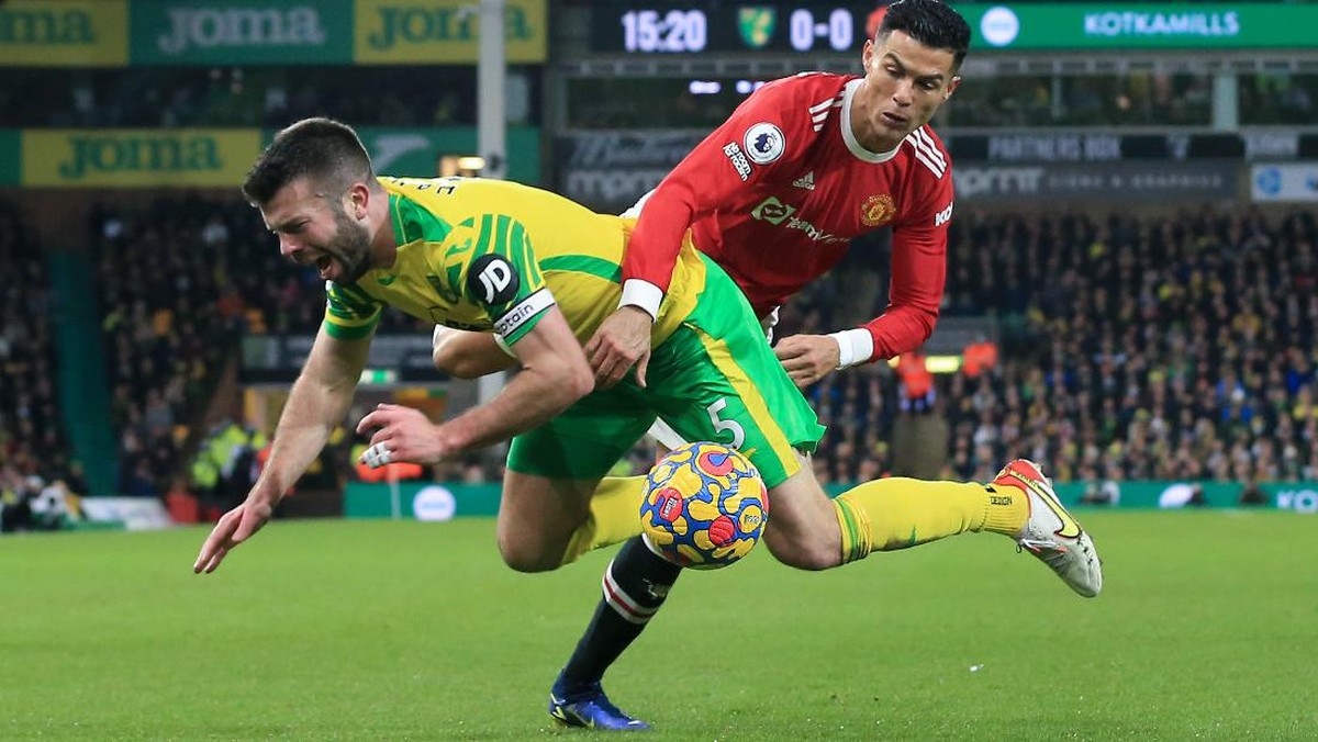 Norwich City vs Man United masih 0-0 di babak pertama laga pekan ke-16 Liga Inggris. (Foto: Stephen Pond/Getty Images)