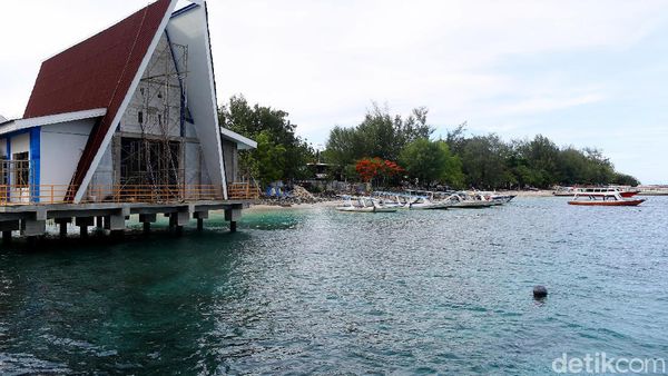 Foto Terkini Gili Trawangan, Sunyi Sepi Bak Kota Mati
