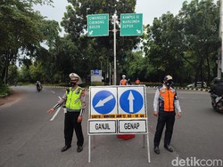 Ganjil Genap Jalan Margonda, Lalin dari Lenteng Agung ke Depok Lancar