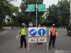 Ganjil Genap Jalan Margonda, Lalin dari Lenteng Agung ke Depok Lancar Ganjil Genap Jalan Margonda, Lalin dari Lenteng Agung ke Depok Lancar