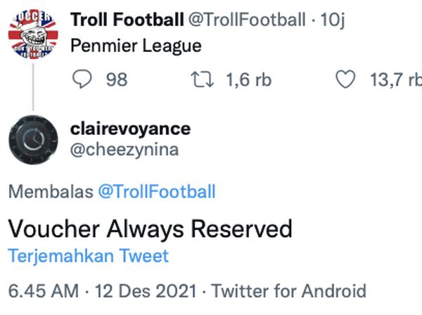 Meme MU, City, Liverpool, Chelsea Gosok Voucher Penalti Harbolnas