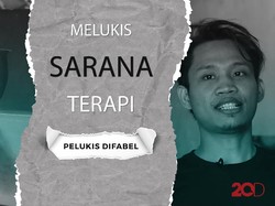Makna Melukis dan Pelajaran Hidup dari Rodhi Sang Seniman Difabel