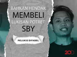 Karya-karya Seniman Difabel yang Diborong Ibu Ani Yudhoyono