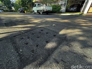 Sumur Resapan Bona Indah Sudah Diaspal dan Dilubangi