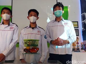 Keren! 3 Siswa SMP Cimahi Bikin Robot Pendeteksi Sampah di Gorong-gorong