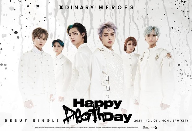 Band terbaru Xdinary Heroes yang resmi debut di bawah naungan JYP Entertainment/instagram/xdinaryheroes_official Band terbaru JYP Entertainment bernama Xdinary Heroes.