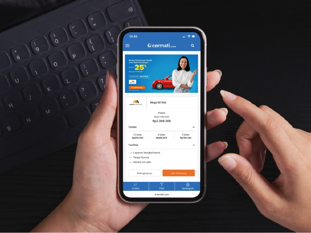 Asuransi Mobil Mega Insurance Bisa Dibeli Lewat Cermati.com