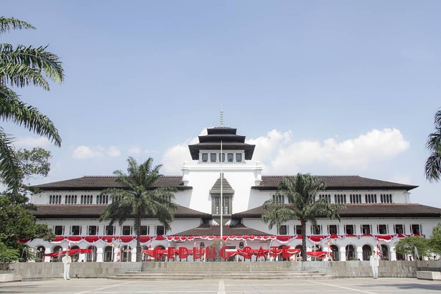 Gedung sate/ Foto: Instagram.co/explorebandung Gedung sate/ Foto: Instagram.co/explorebandung