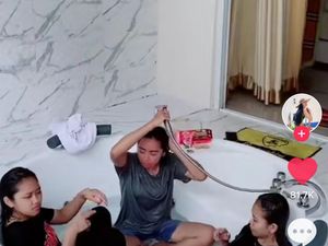 Langka! Majikan Sibuk Masak, ART Malah Santai di Bathtub Langka! Majikan Sibuk Masak, ART Malah Santai di Bathtub
