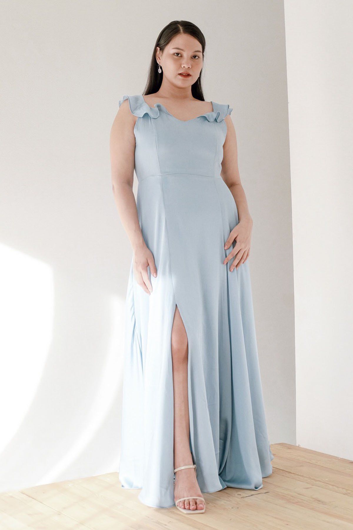 LOVE AND FLAIR - Siren Dress in Blue