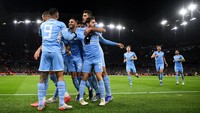 3. Manchester City, 141.5 jam antara kick-off laga pertama sampai laga ketiga di periode sibuk akhir 2021. Foto: Getty Images/Shaun Botterill