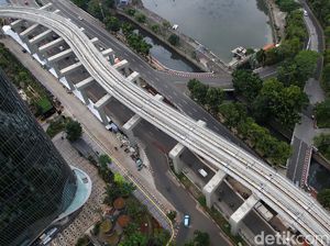 Progres Terbaru Pembangunan LRT Jabodebek