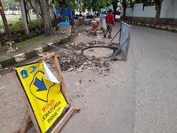 detikcom Do Your Magic: Usai Dikeluhkan, Sumur Resapan di Cipinang Indah Diperbaiki