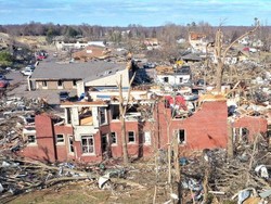 Korban Tewas Tornado Kentucky Terus Bertambah, Belasan Orang Hilang