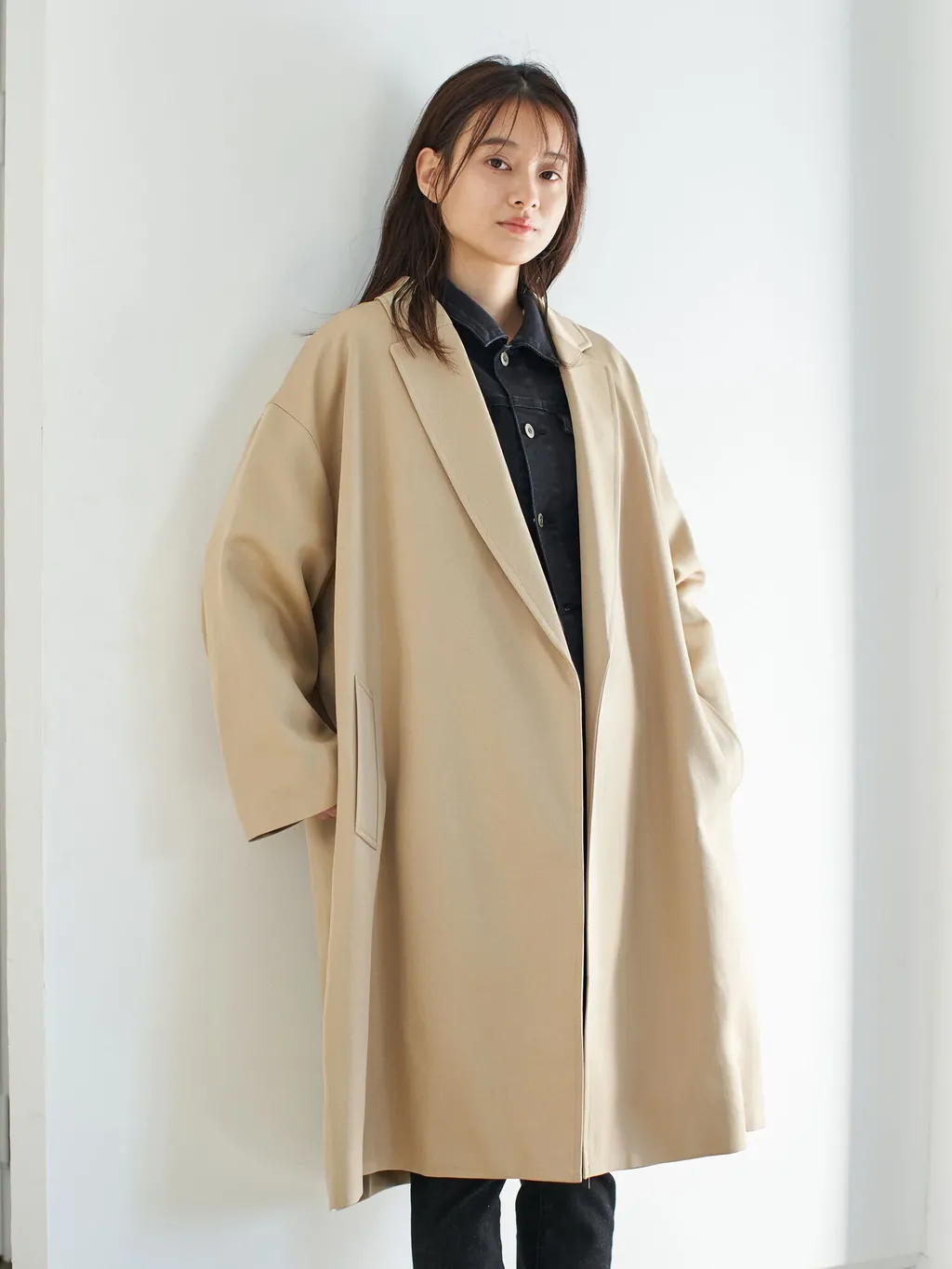 AMERICAN HOLIC - Kiki Trench Coat - Beige