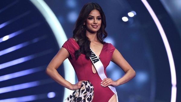Potret Harnaaz Sandhu Sang Miss Universe 2021