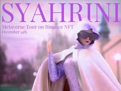 Syahrini Jadi NFT Hijab Pertama di Dunia, Tampil Serba Lilac