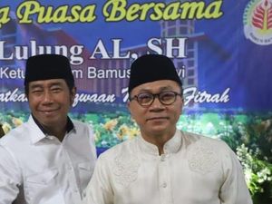 Sempat Jenguk ke RS, Zulhas Doakan Haji Lulung Lapang Kuburnya