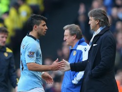 Mancini Sedih: Aguero Meninggalkan Sepakbola Terlalu Cepat