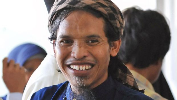 (FILES) This picture taken on March 26, 2008 shows Ali Ghufron, also known as Mukhlas, one of the three convicted Bali bombers, inside the Batu prison on the Indonesian island of Nusa Kambangan. Three Islamists sentenced to death for the Bali bombings which killed 202 people were executed by firing squad early November 9, 2008, after five years of legal challenges.  Amrozi, 47, his brother Mukhlas, 48, and ringleader Imam Samudra, 38, were killed with shots to the heart in an orange grove near their prison on Nusakambangan island off southern Java, TV One television reported.         AFP PHOTO/Bay ISMOYO (Photo by BAY ISMOYO / AFP FILES / AFP)