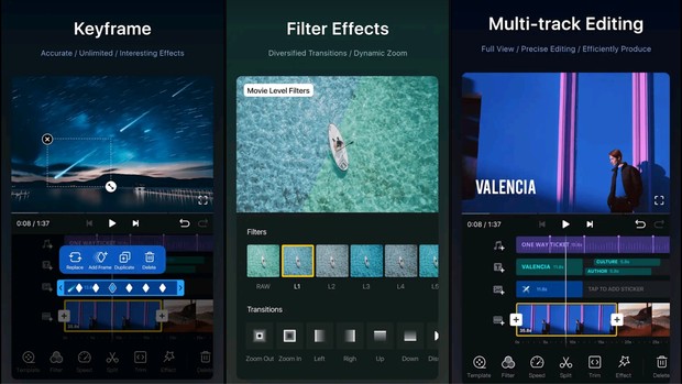 Aplikasi VN cocok digunakan untuk membuat tutorial editing (Foto: Play Store/VN)