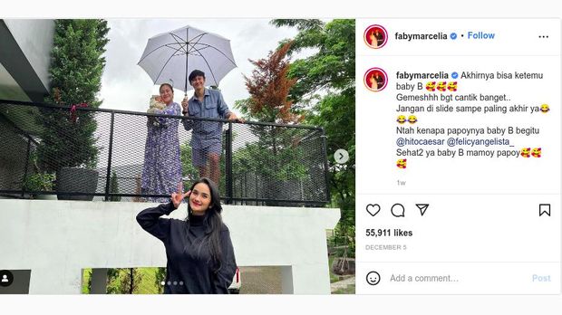 Felicya Angelista melahirkan anak pertama