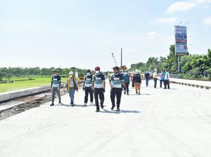 Terus Dikebut, Frontage Road Aloha-Gedangan Sidoarjo Segera Rampung