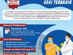 Libatkan Dokter Spesialis, Ini Jadwal Vaksinasi Pengidap Komorbid di Bantul