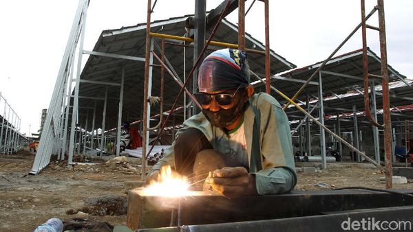 Progres Pembangunan Los Pasar Tempat Relokasi PKL Malioboro