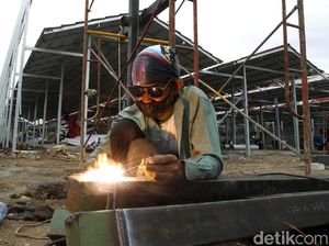 Progres Pembangunan Los Pasar Tempat Relokasi PKL Malioboro