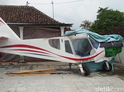 Canggih, Pria Asal Lamongan Ini Bikin Pesawat Terbang Seorang Diri
