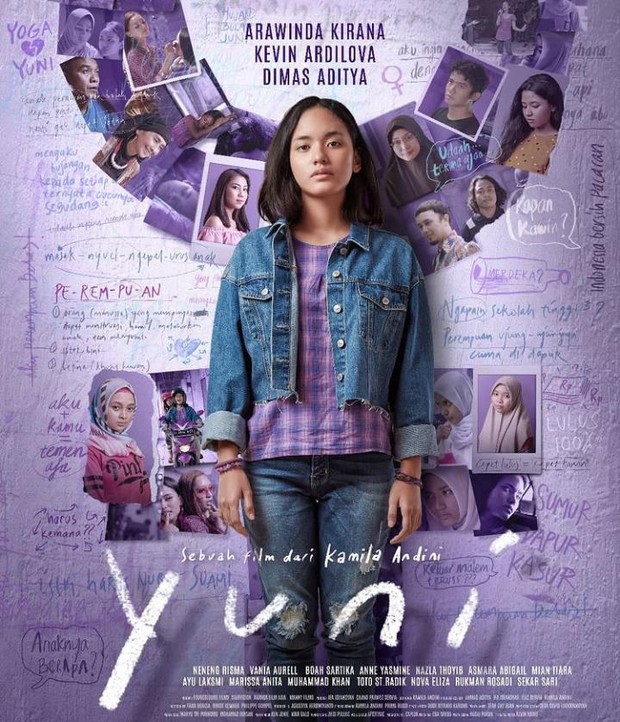 Offiicial postter film Yuni yang tayang 9 Desember