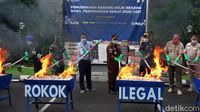 Serba Ilegal, Rokok Hingga Miras Dimusnahkan