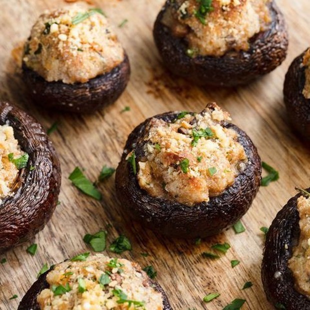 Resep stuffed mushrooms