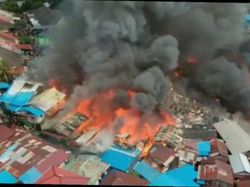 Kebakaran Landa Permukiman Padat di Balikpapan, Ratusan Rumah Terdampak