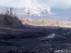 Suasana Kepanikan Warga Saat Gunung Semeru Kembali Erupsi