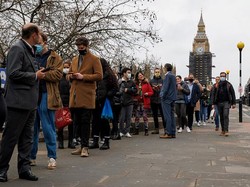 Rekor Lagi! Inggris Catat 122.186 Kasus Corona Baru Sehari