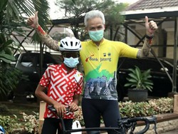 Ganjar Pranowo Dirawat Usai Jatuh dari Sepeda, Bagaimana Kondisinya?