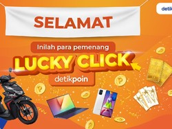Selamat! Ini Dia Pemenang Motor dan Laptop di Lucky Click detikPoin