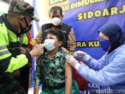 182 Ribu Anak 6-11 Tahun di Sidoarjo Divaksin, Bupati Muhdlor: Ini Ikhtiar