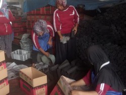 Briket Arang Kayu Warga Lamongan Sukses Mendunia