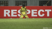 Di menit akhir, PSIM menctak gol penyeimbang. 