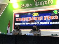 28 Jenazah Korban Erupsi Semeru Teridentifikasi Tim DVI Polda Jatim