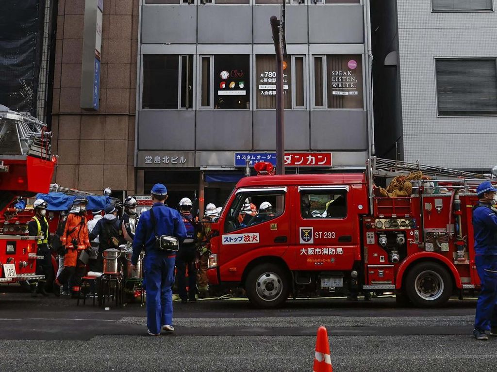 Gedung Terbakar di Osaka, Puluhan Orang Dikhawatirkan Tewas