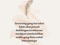 30 Kata-kata Ali bin Abi Thalib Tentang Kesabaran, Bisa Jadi Motivasi